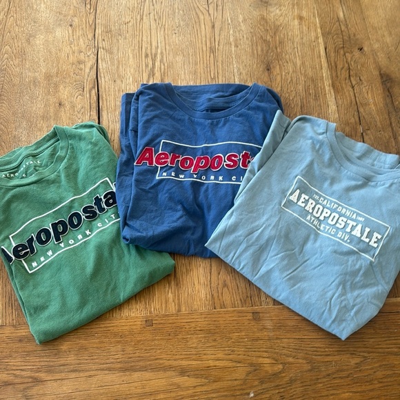 Aeropostale 3 shirt bundle all size Small - Picture 1 of 7